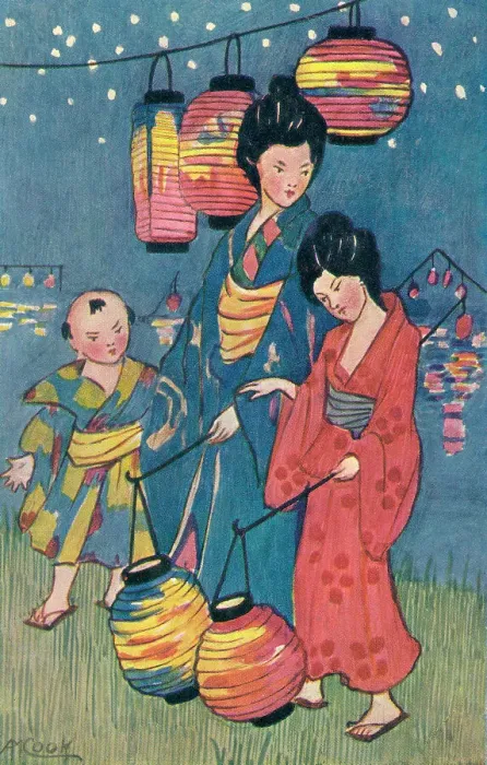 Framed Print : Japanese Lanterns Framed Print : Japanese Lanterns