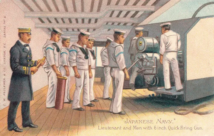 Framed Print : Japanese Navy Framed Print : Japanese Navy