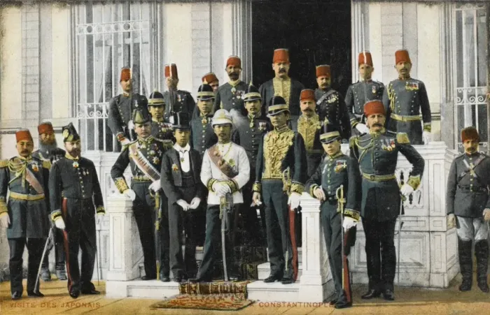 Framed Print : Japanese Official Delegation in Constantinople Framed Print : Japanese Official Delegation in Constantinople