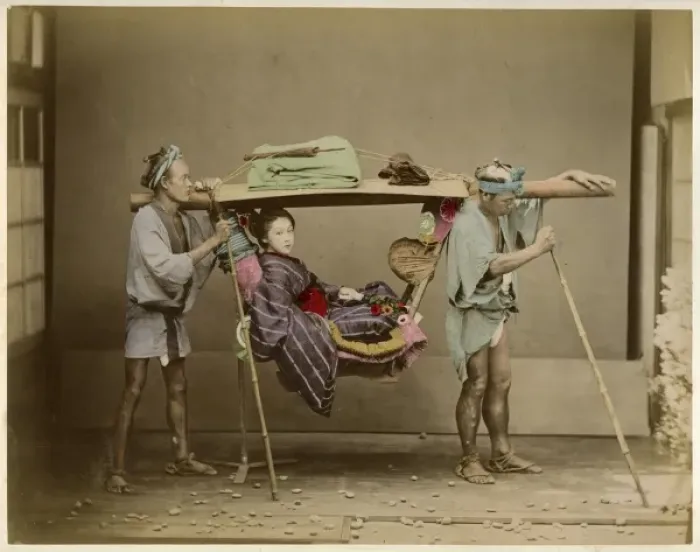 Framed Print : Japanese palanquin Framed Print : Japanese palanquin