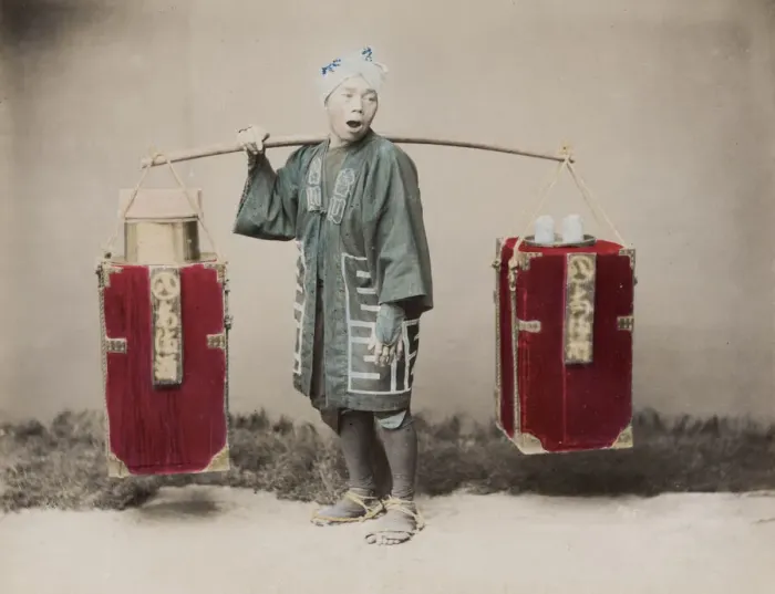 Framed Print : Japanese rice wine seller Framed Print : Japanese rice wine seller