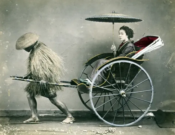 Framed Print : Japanese rickshaw Framed Print : Japanese rickshaw
