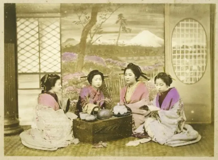 Framed Print : Japanese Tea (Coates) Framed Print : Japanese Tea (Coates)
