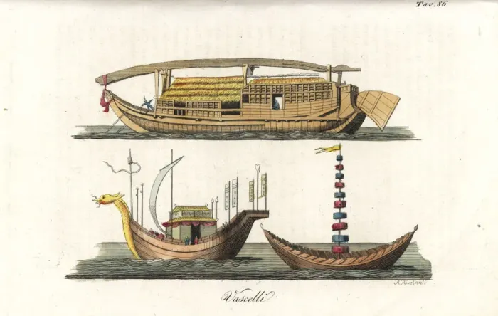 Framed Print : Japanese vessels and ships Framed Print : Japanese vessels and ships