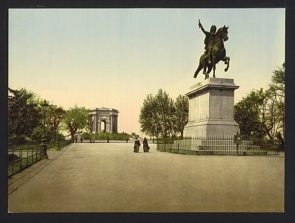 The Jardin du Peyron, (i. e. Peyrou), Louis XVIs (i. e. Lou