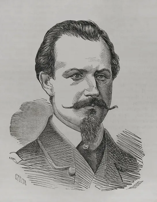 Framed Print : Jaroslaw Dombrowski (1836-1871). Polish nobleman Framed Print : Jaroslaw Dombrowski (1836-1871). Polish nobleman