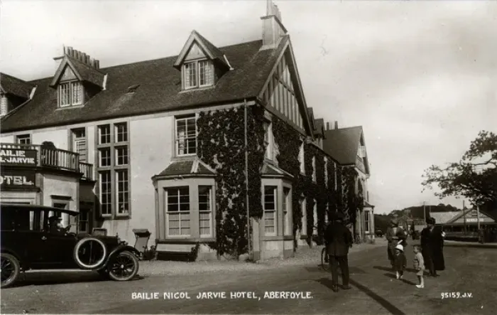Framed Print : Jarvie Hotel, Aberfoyle, Stirling, England Framed Print : Jarvie Hotel, Aberfoyle, Stirling, England