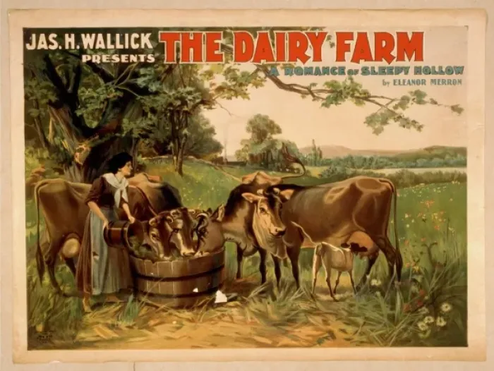 Framed Print : Jas. H. Wallick presents The dairy farm a romance of Sleepy Framed Print : Jas. H. Wallick presents The dairy farm a romance of Sleepy