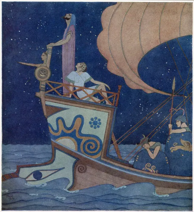 Framed Print : Jason on board a ship Framed Print : Jason on board a ship