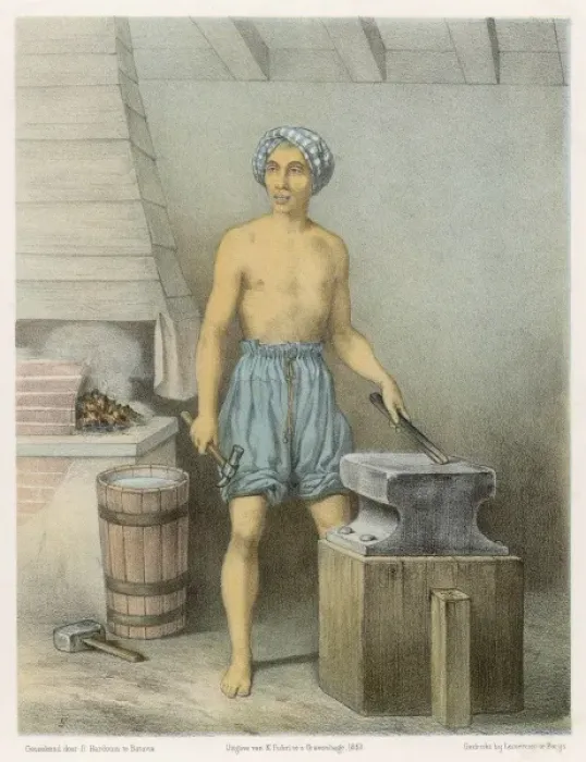 Framed Print : Java Blacksmith Framed Print : Java Blacksmith