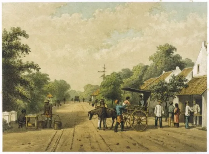 Framed Print : Java / Djakarta 1881 Framed Print : Java / Djakarta 1881