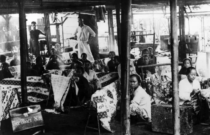 Framed Print : Java Textiles Factory Framed Print : Java Textiles Factory