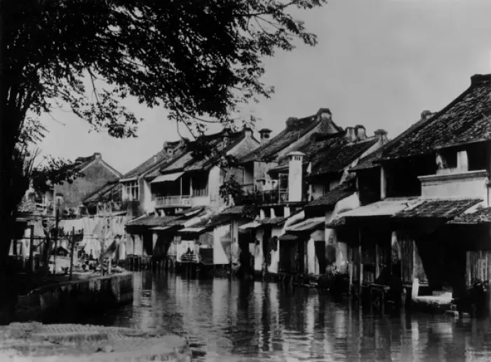 Framed Print : Javanese Slum Houses Framed Print : Javanese Slum Houses