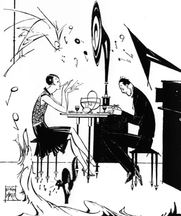 Framed Print : Jazz music while you dine, 1929 Framed Print : Jazz music while you dine, 1929