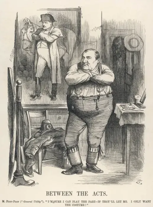 Framed Print : Jcp Bonaparte / Punch 1879 Framed Print : Jcp Bonaparte / Punch 1879