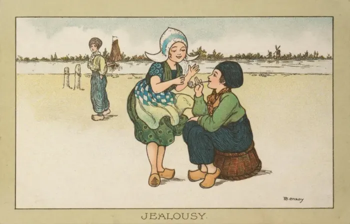 Framed Print : Jealous love triangle by Florence Hardy Framed Print : Jealous love triangle by Florence Hardy