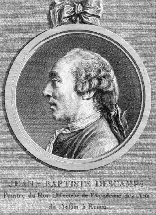 Framed Print : Jean-Baptiste Descamps Framed Print : Jean-Baptiste Descamps