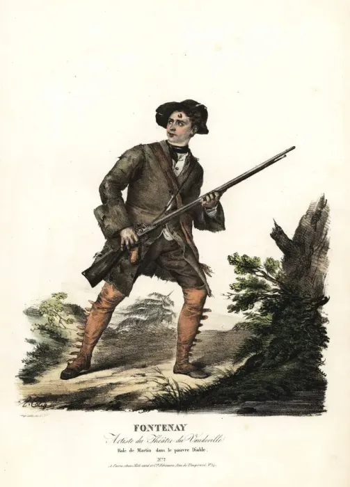 Framed Print : Jean-Baptiste Fontenay as Martin in Le Pauvre Diable Framed Print : Jean-Baptiste Fontenay as Martin in Le Pauvre Diable