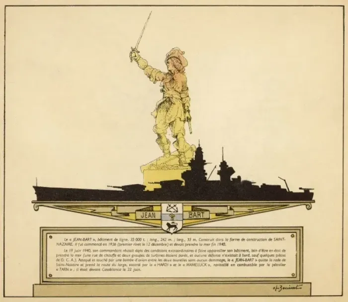 Framed Print : Jean Bart Warship Framed Print : Jean Bart Warship