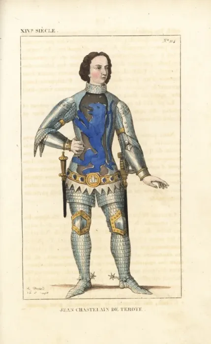 Framed Print : Jean Chastelain de Terote, Lord of Honecourt, died 1315 Framed Print : Jean Chastelain de Terote, Lord of Honecourt, died 1315