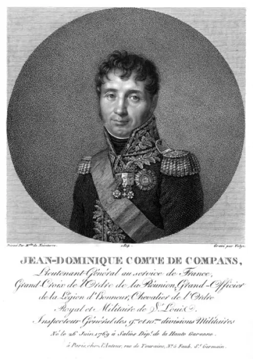 Framed Print : Jean Comte Compans Framed Print : Jean Comte Compans