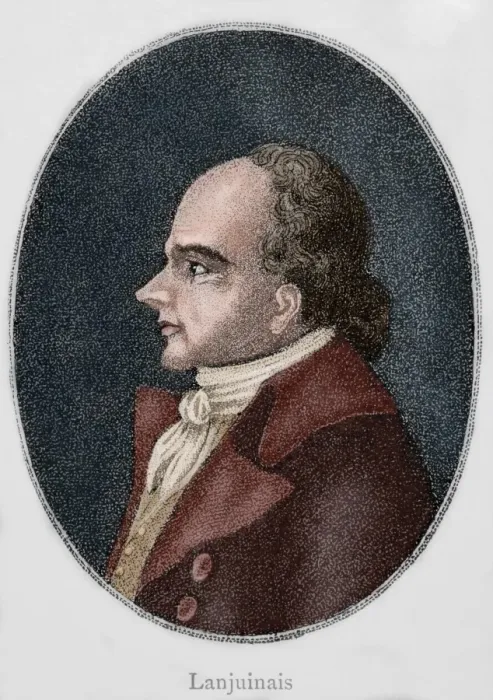 Framed Print : Jean Denis Lanjuinais (1753-1827). Colored engraving Framed Print : Jean Denis Lanjuinais (1753-1827). Colored engraving