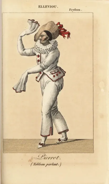 Framed Print : Jean Elleviou as Pierrot in Le Tableau parlant Framed Print : Jean Elleviou as Pierrot in Le Tableau parlant