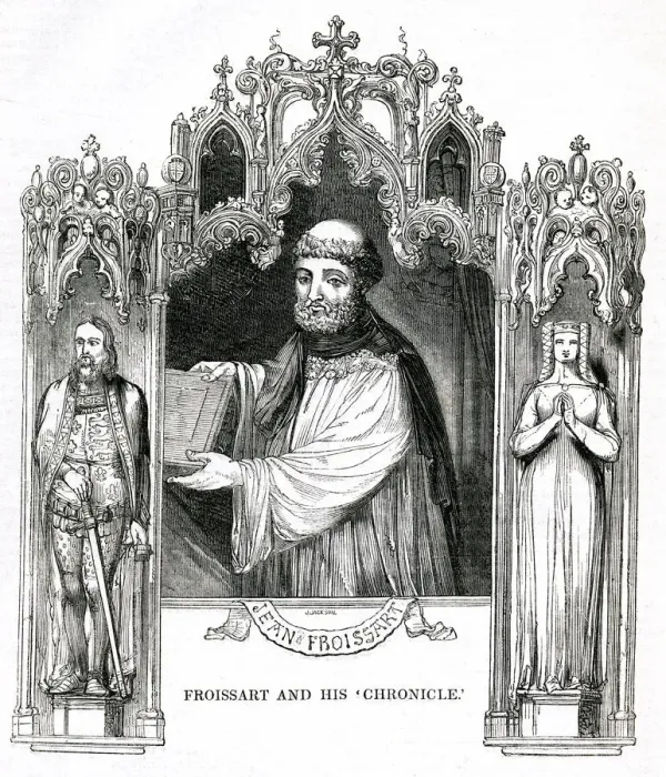 Framed Print : Jean Froissart, chronicler, author and historian Framed Print : Jean Froissart, chronicler, author and historian