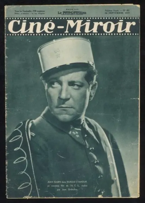 Framed Print : Jean Gabin / Cine Miroir Framed Print : Jean Gabin / Cine Miroir