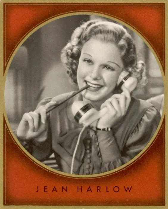 Framed Print : Jean Harlow / Cig Card Framed Print : Jean Harlow / Cig Card