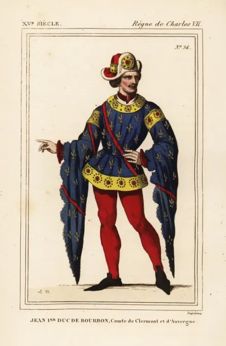 Framed Print : Jean I, Duke of Bourbon, duc de Bourbon, comte Framed Print : Jean I, Duke of Bourbon, duc de Bourbon, comte