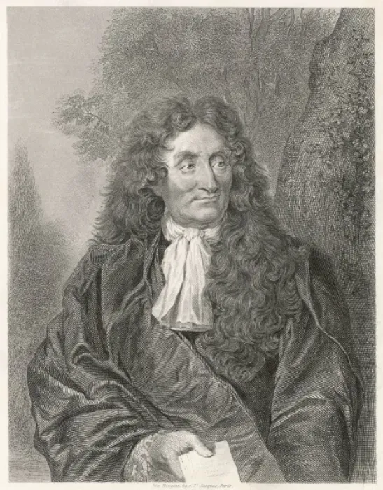 Framed Print : Jean De LA Fontaine Framed Print : Jean De LA Fontaine
