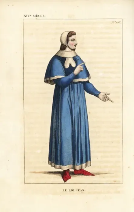 Framed Print : Jean le Bon, John II, King of France, 1319-1364 Framed Print : Jean le Bon, John II, King of France, 1319-1364