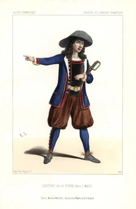 Framed Print : Jean-Marie Joseph Geoffroy as Pierre in L Image, 1845 Framed Print : Jean-Marie Joseph Geoffroy as Pierre in L Image, 1845