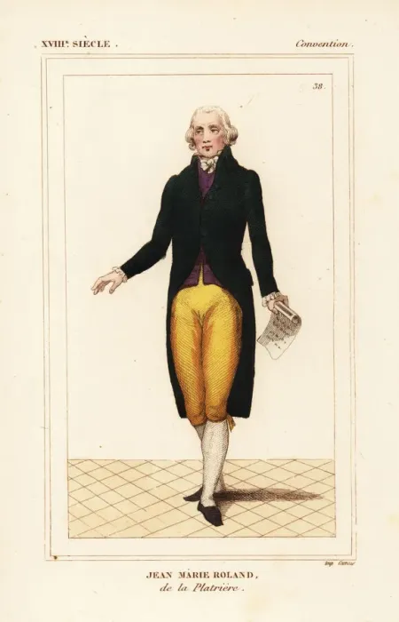 Framed Print : Jean Marie Roland, Vicomte de la Platriere Framed Print : Jean Marie Roland, Vicomte de la Platriere