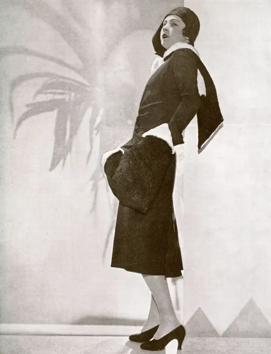 Framed Print : Jean Patou outfit, 1929 Framed Print : Jean Patou outfit, 1929