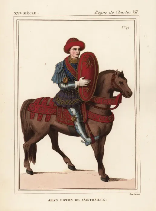 Framed Print : Jean Poton, seigneur de Xaintrailles, French