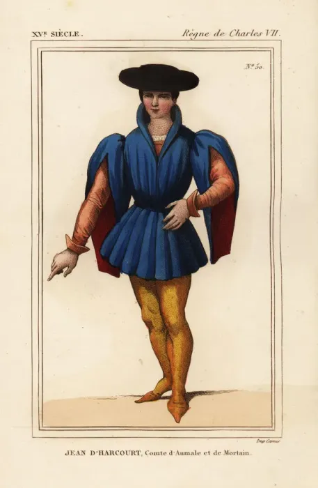 Framed Print : Jean VIII of Harcourt, comte d Aumale et de Framed Print : Jean VIII of Harcourt, comte d Aumale et de