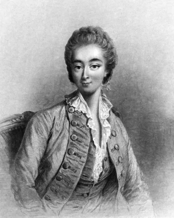 Framed Print : Jeanne Becu Comtesse du Barry in menswear Framed Print : Jeanne Becu Comtesse du Barry in menswear