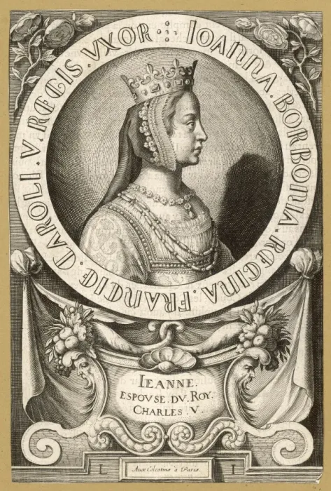 Framed Print : Jeanne De Bourbon Framed Print : Jeanne De Bourbon