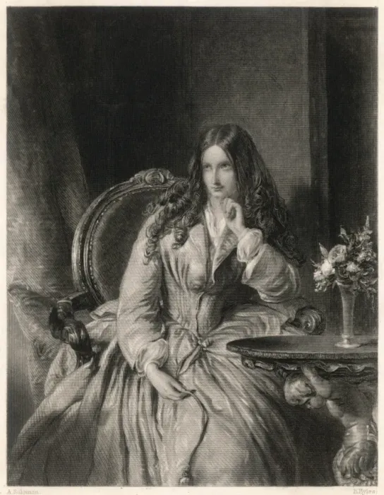 Framed Print : Jeanne Comtesse LA Motte Framed Print : Jeanne Comtesse LA Motte