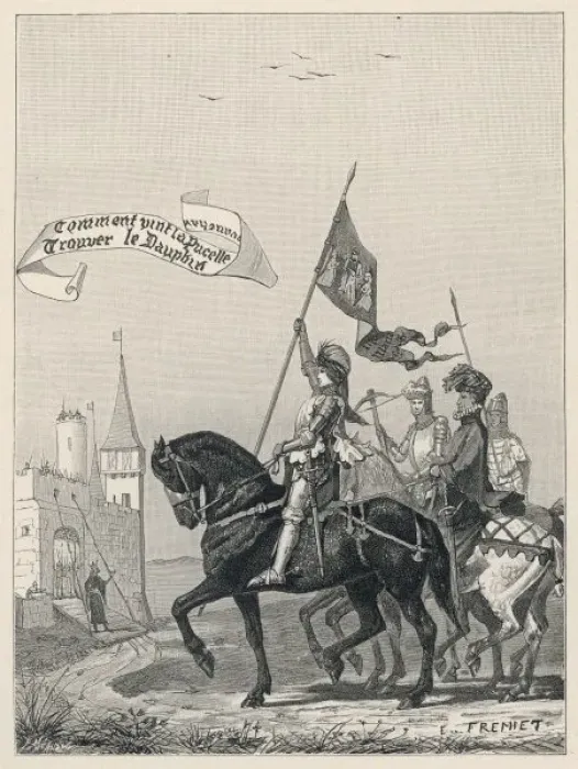 Framed Print : Jeanne D arc at Chinon Framed Print : Jeanne D arc at Chinon