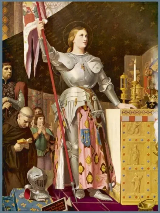 Framed Print : Jeanne D arc (Ingres) Framed Print : Jeanne D arc (Ingres)