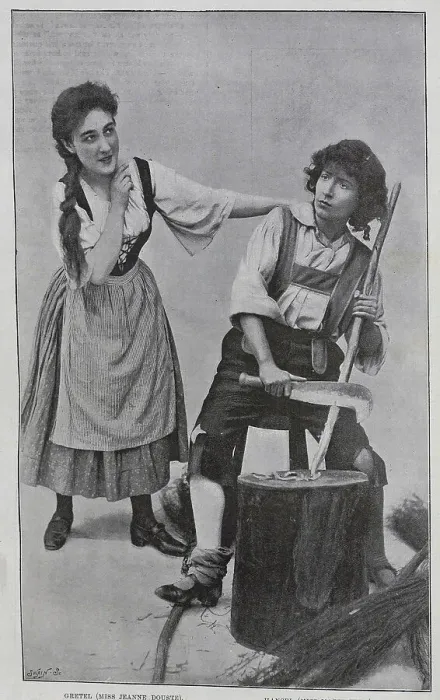 Framed Print : Jeanne Douste, Marie Elba, Hansel and Gretel, Gaiety Theatre Framed Print : Jeanne Douste, Marie Elba, Hansel and Gretel, Gaiety Theatre