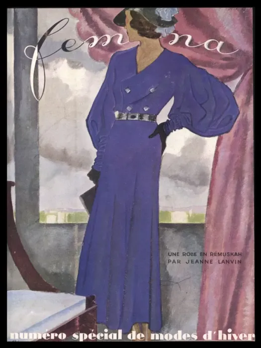 Framed Print : Jeanne Lanvin / Outfit Framed Print : Jeanne Lanvin / Outfit