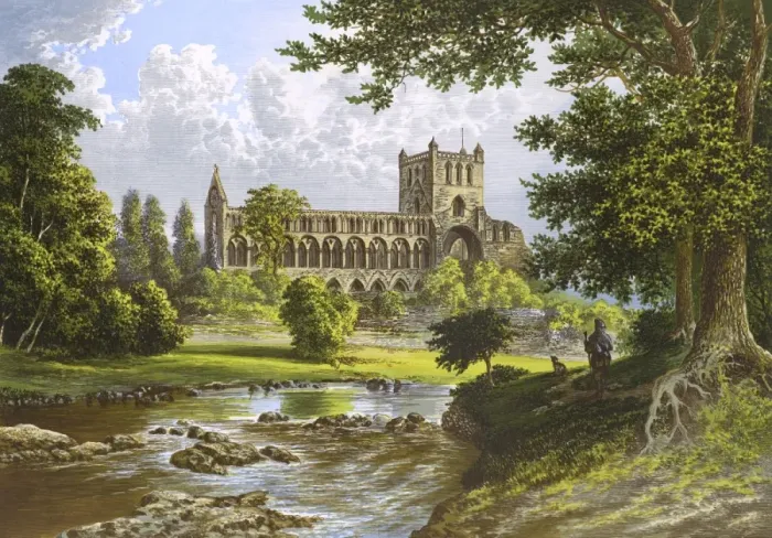 Framed Print : Jedburgh Abbey, Jedburgh, Scotland Framed Print : Jedburgh Abbey, Jedburgh, Scotland