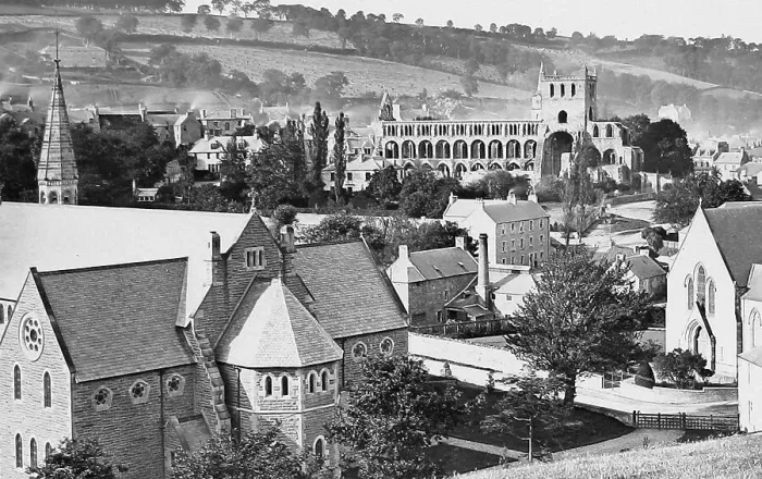 Framed Print : Jedburgh Victorian period Framed Print : Jedburgh Victorian period