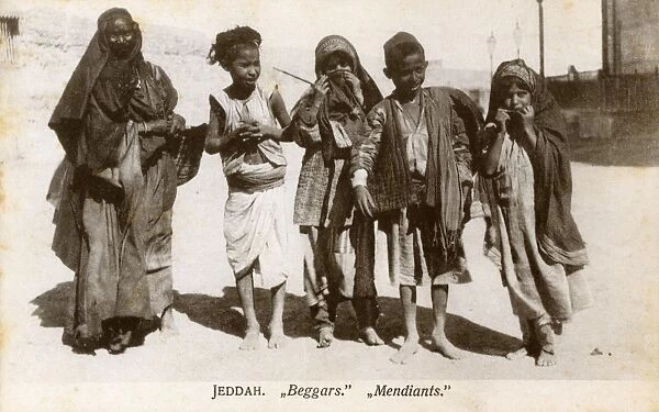 Jeddah, Saudi Arabia - Beggar Children