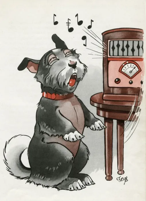 Framed Print : Jeek the puppy howls along to the radio Framed Print : Jeek the puppy howls along to the radio