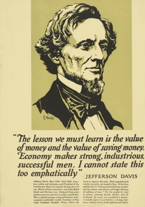 Framed Print : Jefferson Davis, bust-length portrait, facing right Framed Print : Jefferson Davis, bust-length portrait, facing right